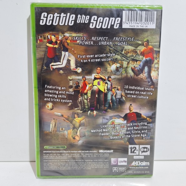 URBAN FREESTYLE SOCCER XBOX VIDEO GAME EUROPEAN PAL SEALED NEW