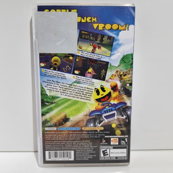 PSP PAC-MAN WORLD RALLY USED REGION 1 EDITION